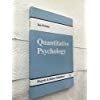 Stock image for Quantitative Psychology for sale by Buchpark