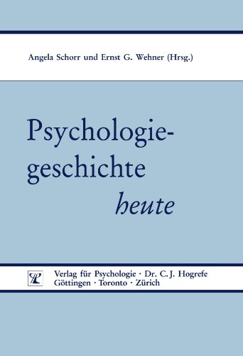 Stock image for Psychologiegeschichte heute for sale by medimops
