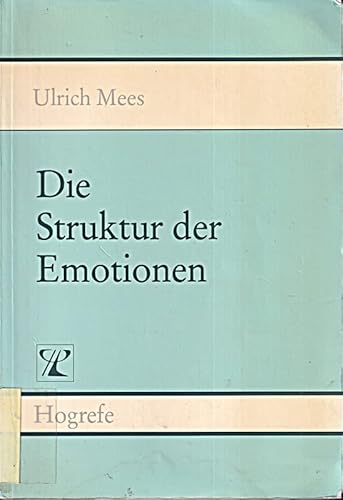 Beispielbild fr Die Struktur der Emotionen zum Verkauf von medimops