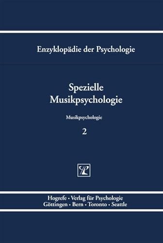 9783801705817: Spezielle Musikpsychologie