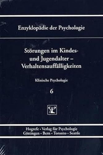 9783801705930: Strungen im Kindes- und Jugendalter - Verhaltensaufflligkeiten