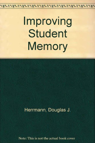 Beispielbild fr Improving Student Memory zum Verkauf von medimops