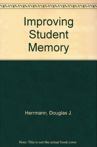 Imagen de archivo de Improving Student Memory a la venta por medimops