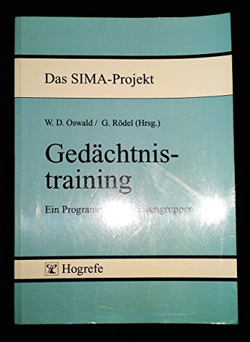 Gedächtnistraining. Ein Programm für Seniorengruppen - Unknown Author