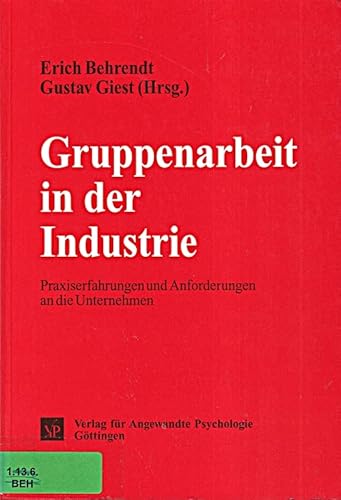 Stock image for Gruppenarbeit in der Industrie for sale by medimops