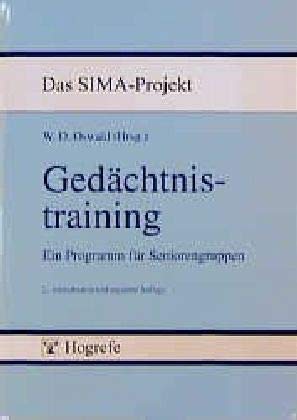 Stock image for Gedchtnistraining: Ein Programm fr Seniorengruppen for sale by medimops