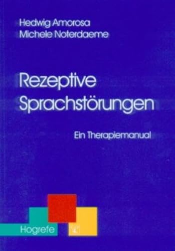 Stock image for Rezeptive Sprachstrungen for sale by GreatBookPrices