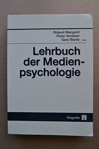 Imagen de archivo de Lehrbuch der Medienpsychologie a la venta por medimops