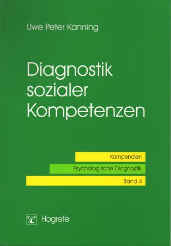Stock image for Diagnostik sozialer Kompetenzen. for sale by BuchZeichen-Versandhandel
