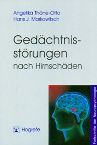Stock image for Gedchtnisstrungen nach Hirnschden for sale by medimops