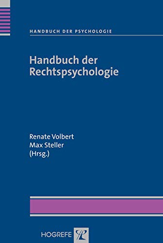 Imagen de archivo de Handbuch der Psychologie: Handbuch der Rechtspsychologie: BD 9 a la venta por medimops