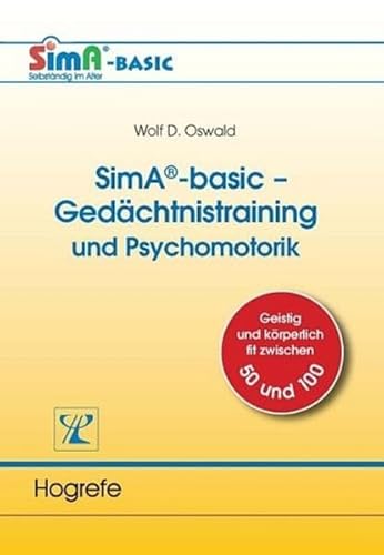 9783801719159: SimA-basic-PC-Gedchtnistraining und Psychomotorik: Geistig und krperlich fit zwischen 50 und 100