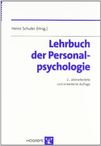 9783801719340: Lehrbuch der Personalpsychologie