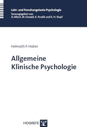 Stock image for Allgemeine Klinische Psychologie for sale by medimops
