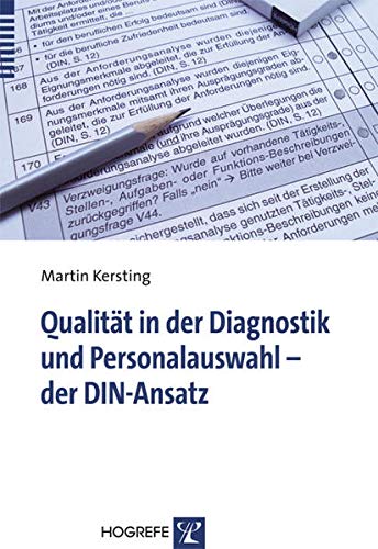 Beispielbild für Qualität in der Diagnostik und Personalauswahl - der DIN-Ansatz zum Verkauf von medimops