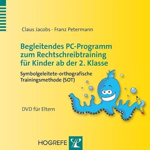 9783801722937: Begleitendes PC-Programm zum Rechtschreibtraining fr Kinder ab der 2. Klasse. DVD/f. Eltern: Symbolgeleitete-orthografische Trainingsmethode (SOT)