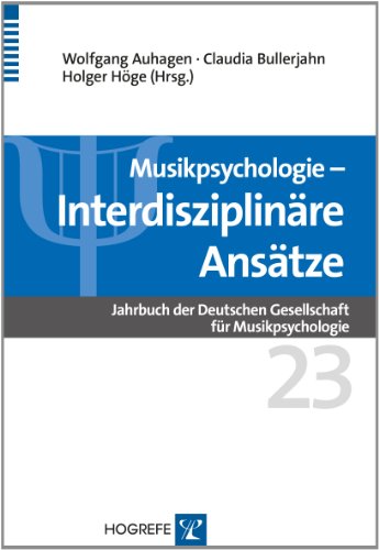 Beispielbild fr Musikpsychologie Interdisziplinre Anstze zum Verkauf von Buchpark