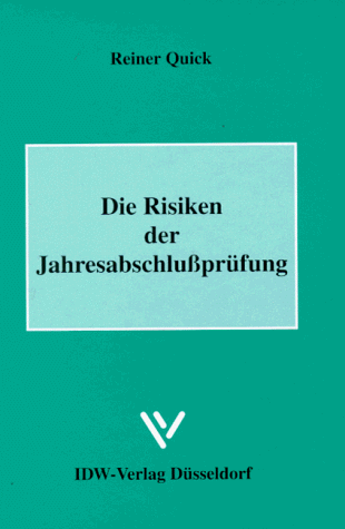 9783802107023: Die Risiken der Jahresabschluprfung