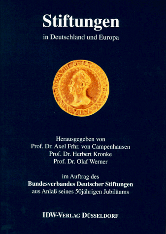Stock image for Stiftungen in Deutschland und Europa for sale by medimops