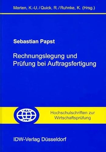 9783802112331: Rechnungslegung und Prfung bei Auftragsfertigung