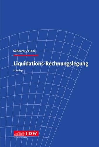 9783802113888: Liquidations-Rechnungslegung