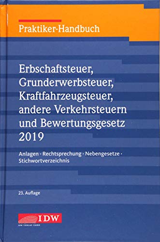 9783802124235: Praktiker-Handbuch Erbschaftsteuer 2019