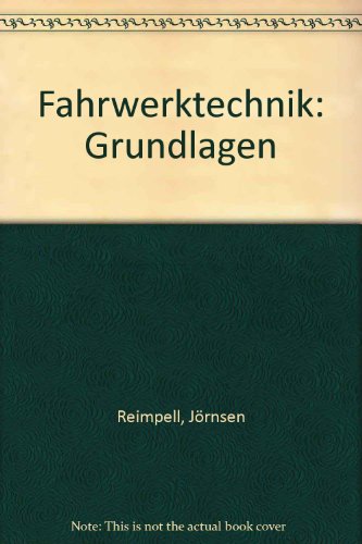 Imagen de archivo de Fahrwerktechnik: Grundlagen a la venta por medimops