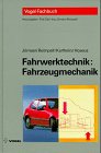 Fahrwerktechnik: Fahrzeugmechanik. Kräfte am Radaufstandspunkt, Achslasten, Schwerpunkte, Massenträgheitsmomente, Fahrzustandsschaubild, Beschleunigungs- und Steigvermögen, PKW-Züge, Rutsch- und Kippgrenzen, Kräfte in Fahrwerksbauteilen, Einzelradaufhängungen und Starrachsen, Achsgewichte, Feder- und Anschlagkräfte. - Reimpell, Jörnsen