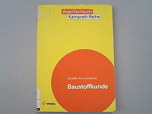 Stock image for Baustoffkunde for sale by medimops
