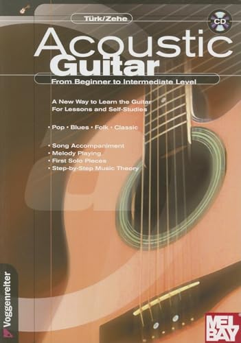 Imagen de archivo de Acoustic Guitar: From Beginner To Intermediate Level Bk/CD a la venta por Goldstone Books