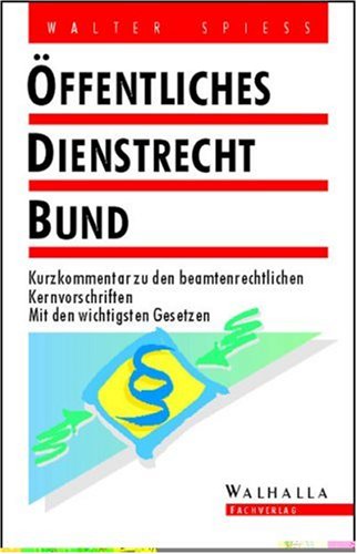 9783802916151: ffentliches Dienstrecht Bund.