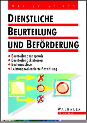 Beispielbild fr Dienstliche Beurteilung und Befrderung zum Verkauf von medimops