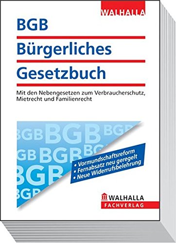 BGB - Bürgerliches Gesetzbuch. Ausgabe 2012: Mit den Nebengesetzen zum Verbraucherschutz, Mietrecht und Familienrecht
