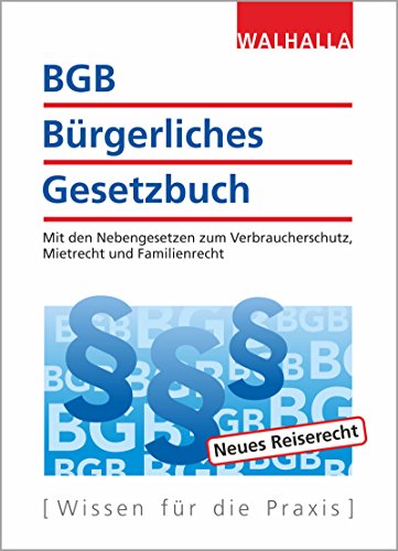 Stock image for BGB - Brgerliches Gesetzbuch Ausgabe 2018/2019: Mit den Nebengesetzen zum Verbraucherschutz, Mietrecht und Familienrecht for sale by medimops