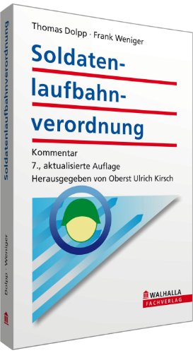 Soldatenlaufbahnverordnung, Kommentar - Dolpp, Thomas und Bernhard u.a. Gertz