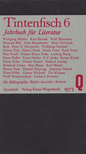 Tintenfisch 6 - Jahrbuch für Literatur