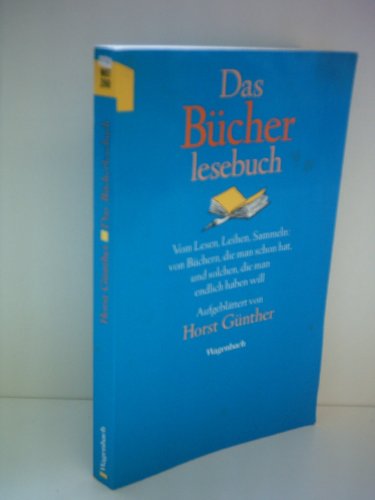 Stock image for Das Bcherlesebuch for sale by Sigrun Wuertele buchgenie_de