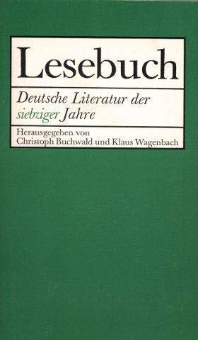 Imagen de archivo de Lesebuch: Deutsche Literatur der siebziger Jahre (German Edition) a la venta por Hoosac River Books
