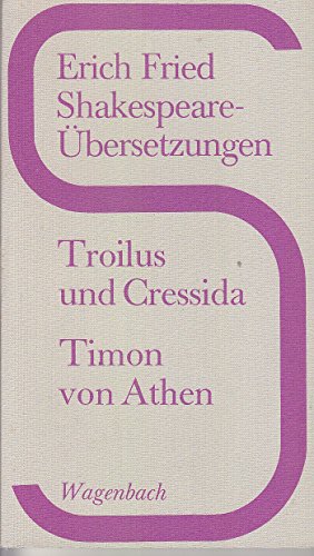 Imagen de archivo de Troilus und Cressida / Timon von Athen a la venta por medimops
