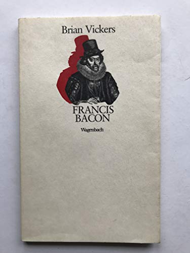 Beispielbild fr Francis Bacon : 2 Studien. Aus d. Engl. von Reinhard Kaiser, Kleine kulturwissenschaftliche Bibliothek ; Bd. 3 zum Verkauf von Hbner Einzelunternehmen