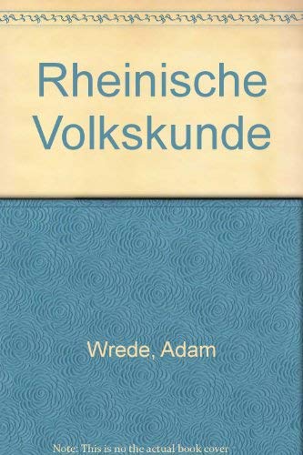 Rheinische Volkskunde