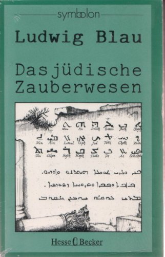 Imagen de archivo de Das jdische Zauberwesen a la venta por CSG Onlinebuch GMBH