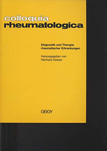 9783804003354: Praxis der Diagnostik und Therapie rheumatischer Erkrankungen