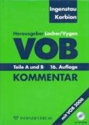 VOB Teile A und B - Kommentar - Locher, Horst, Klaus Vygen Heinz Ingenstau u. a.