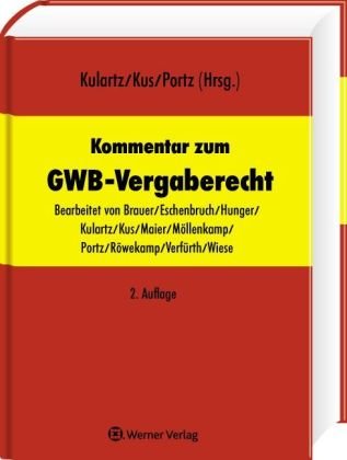 9783804122819: Kommentar zum GWB-Vergaberecht