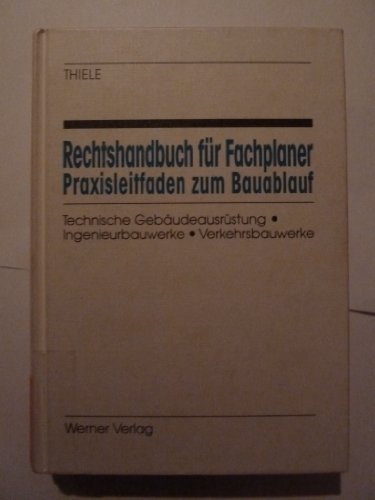 Stock image for Rechtshandbuch fr Fachplaner for sale by medimops