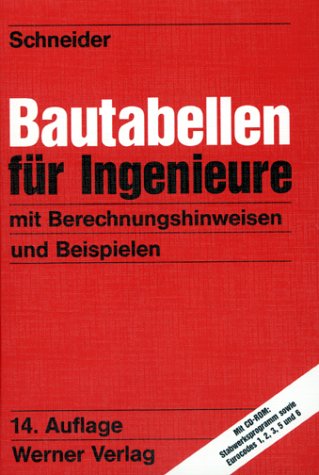 Beispielbild fr Bautabellen fr Ingenieure, m. CD-ROM. zum Verkauf von medimops