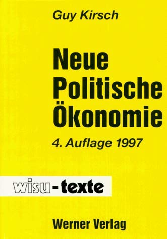 9783804149342: Neue Politische konomie (Livre en allemand)