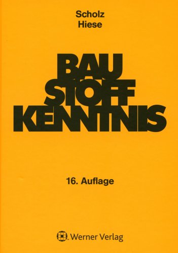 Beispielbild fr Baustoffkenntnis zum Verkauf von Studibuch