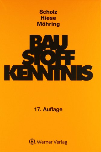 9783804152489: Baustoffkenntnis